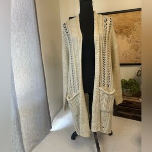 Kye Mi long open cardigan size large